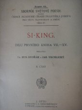 kniha Ši-king, J. Otto 