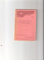 kniha Budhistické pohádky Sv. 1 18 vybraných džátak., J. Otto 1910
