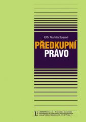 kniha Předkupní právo, Linde 2008