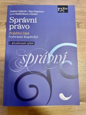 kniha Správní právo  zvláštní část - (vybrané kapitoly), Leges 2022