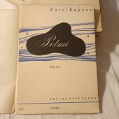 kniha Potmě básně, Václav Petr 1939