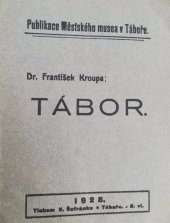 kniha Tábor, Městské museum] 1928