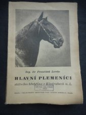 kniha hlavní plemeníci státního hřebčína v Kladrubech, Nakladatelství jednotného svazu českých zemědělců 1951