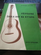 kniha Přípravná škola hry na kytaru Melodie-Akordy, Supraphon 1981