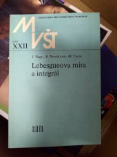 kniha Lebesgueova míra a integrál vysokošk. příručka pro vys. školy techn., SNTL 1985
