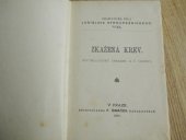 kniha Zkažená krev psychologický obrázek o 1 dějství, F. Šimáček 1891