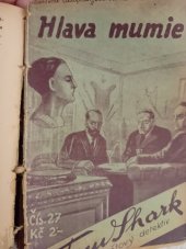 kniha Hlava mumie napsal Pitt Strong, Novela, Emil Pechtl 1931