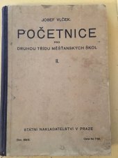 kniha Početnice pro druhou třídu měšťanských škol. II, Státní nakladatelství 1935