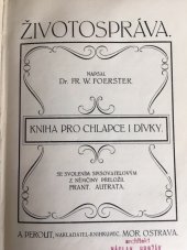 kniha Životospráva Kniha pro chlapce i dívky, Perout 1920
