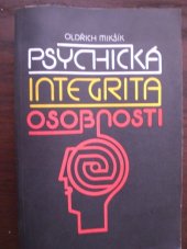 kniha Psychická integrita osobnosti, Univerzita Karlova 1985