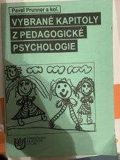 kniha Vybrané kapitoly z pedagogické psychologie, Západočeská univerzita, Pedagogická fakulta 2003