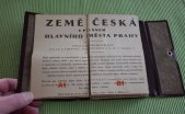 kniha Země česká - skládací mapa pomůcka pro cestování, Neuber, Pour a sp. 1935