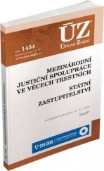 kniha ÚZ 1454 Mezinárodní justiční spolupráce ve věcech trestních, Státní zastupitelství, Sagit 2021