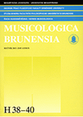 kniha Musicologica brunensia Jiřímu Fukačovi k nedožitým 70. narozeninám = In memoriam on the seventieth birthday of Jiří Fukač, Masarykova univerzita 2006