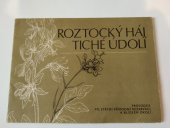 kniha Roztocký háj tiché údolí , Středisko státní památkové péče a ochrany přírody Středočeského kraje 1975