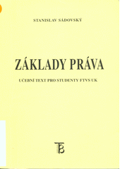 kniha Základy práva, Karolinum  2003