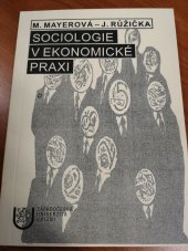 kniha Sociologie v ekonomické praxi, Západočeská univerzita, Katedra celoživotního vzdělávání 2001