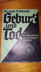 kniha Geburt und Tod Als Durchgangspforten des "Inwendigen" Menschen, Richard Hummel 1939