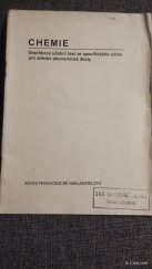 kniha Chemie doplňkový učeb. text ze specifického učiva pro stř. ekon. školy, SPN 1980