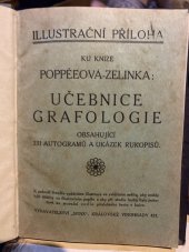 kniha Illustrační příloha ku knize Učebnice grafologie, Sfinx 1922