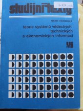 kniha Teorie systémů vědeckých, technických a ekonomických informací, ÚVTEI 1984