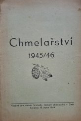 kniha Chmelařství 1945-46, Jednota chmelařská 1946