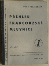 kniha Přehled francouzské mluvnice, Studium 1946