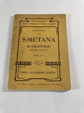 kniha Smetana No. 64, Die verkaufte Braut Prodana nevesta, Ernst Eulenburg 1900