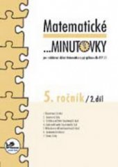 kniha Matematické --minutovky - 5. ročník pro vzdělávací oblast Matematika a její aplikace dle RVP ZV, Prodos 2008