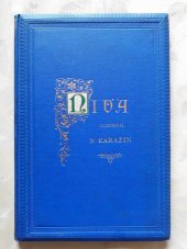 kniha Niva sbírka básní Feta, Kolcova, Meje, Minajeva, Někrasova, Nikitina, A. Puškina, Ševčenky a A. Tolstoje, Tiskem a nákladem knihtiskárny Františka Šimáčka 1885