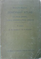 kniha Zeměpisný atlas pro školy střední, ústavy učitelské a školy odborné, Neubert a synové 1938
