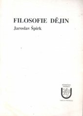 kniha Filosofie dějin materiály ke kursu, Západočeská univerzita v Plzni 1994