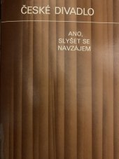 kniha Ano, slyšet se navzájem [sborník ref. a diskusních příspěvků z konf. o uměleckém přednesu, uspoř. Violou 24. 10. 1983 k 20. výročí založení], Divadelní ústav 1985