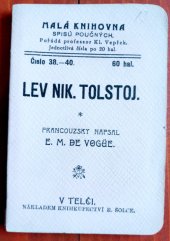 kniha Lev Nik. Tolstoj, E. Šolc 1907