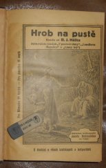 kniha Hrob na pustě, Josef Rubinstein 1913