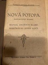 kniha Nová potopa fantastický román, Lucerna 1927