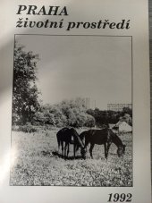 kniha Praha - životní prostředí, Český ekologický ústav 1992