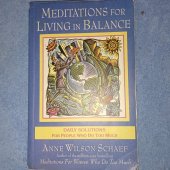 kniha Meditations for Living in Balance Daily solutions for people who do too much, Harper Collins 2000