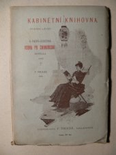 kniha Vdova po chirurgovi novella (1887), F. Šimáček 1893