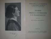 kniha Senátorka F.F. Plamínková a president Masaryk, Ženská národní rada 1935