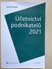 kniha Účetnictví podnikatelů 2021, Meritum 2021