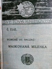 kniha Maskovaná milenka román, J. Otto 1914