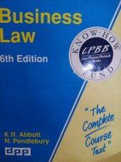 kniha Business Law, DP Publications 1993