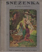 kniha Sněženka a jiné pohádky, Šolc a Šimáček 1922