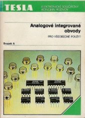 kniha Analogové integrované obvody pro všeobecné použití, Tesla Rožnov 1987