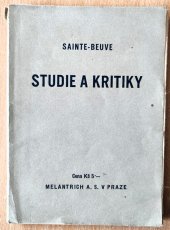 kniha Studie a kritiky, Melantrich 1936