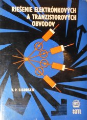 kniha Riešenie elektrónkových a tranzistorových obvodov, Slovenské vydavateľstvo technickej literatúry 1963