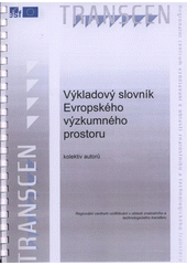 kniha Výkladový slovník Evropského výzkumného prostoru, VÚTS 2007