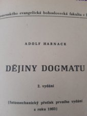 kniha Dějiny dogmatu, Ústřední církevní nakladatelství 1974