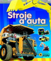 kniha Stroje a auta se 177 samolepkami, Sun 2009